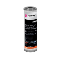 Puretec 10" x 2.5" Carbon Block 5 Micron Filter CB051
