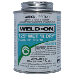 [329014] Weld-On 725 Wet R Dry 237ml