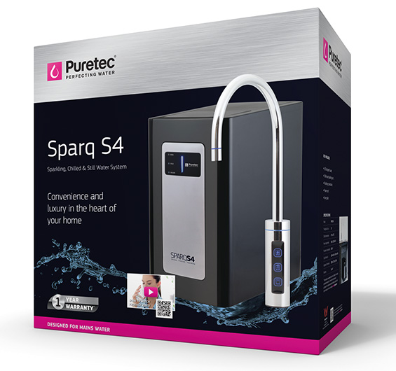 Puretec SPARQ S4 Sparkling, Chilled & Ambient Water Filter System