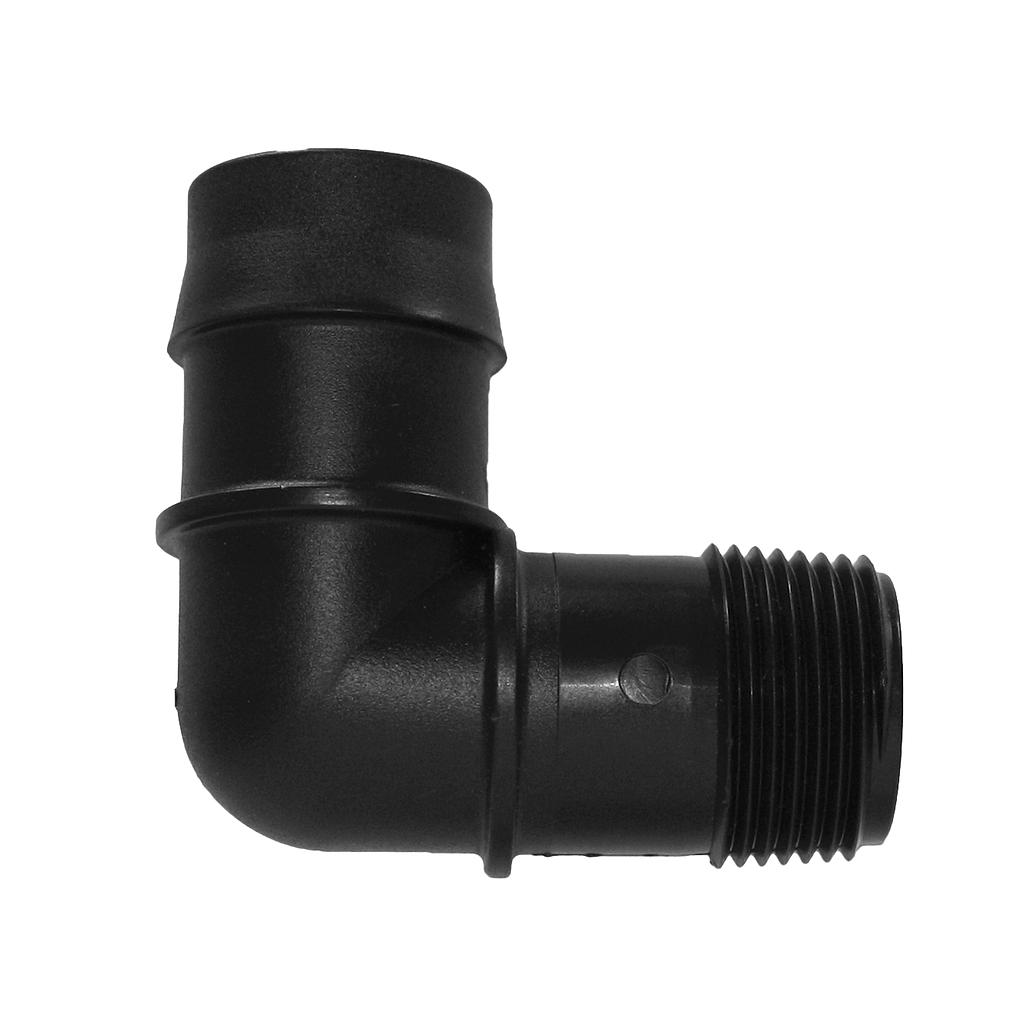 E10G34M 25mmPx20mmMi Poly Elbow