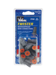 Ideal Twister Grey Orange Weatherproof Wire Connector Model 61 - Pack Of 25